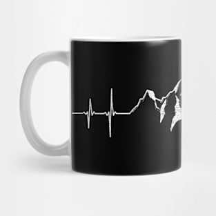 Mountain Love Heartbeat Pulse Mug